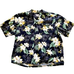 Hawaiian Button Up Short Sleeve Shirt Made in Hawaii Men’s 4XL